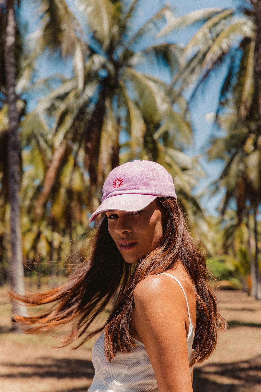 Forget Me Not Cap in Blush