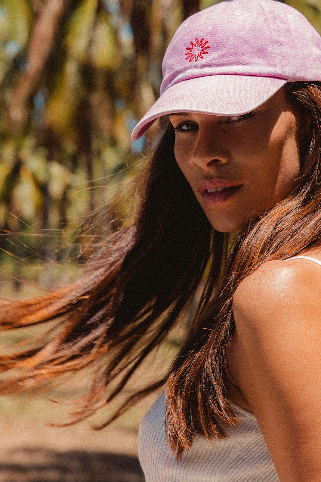 Forget Me Not Cap in Blush